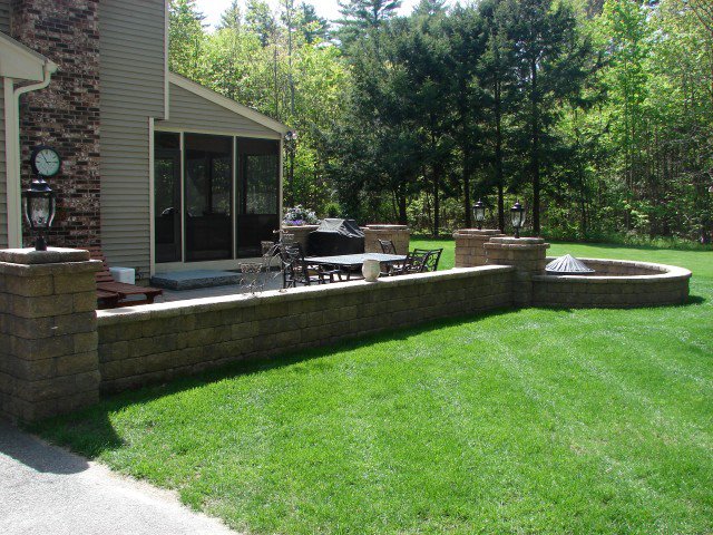 View Paver Patio with Circular Patio with Fire Pit