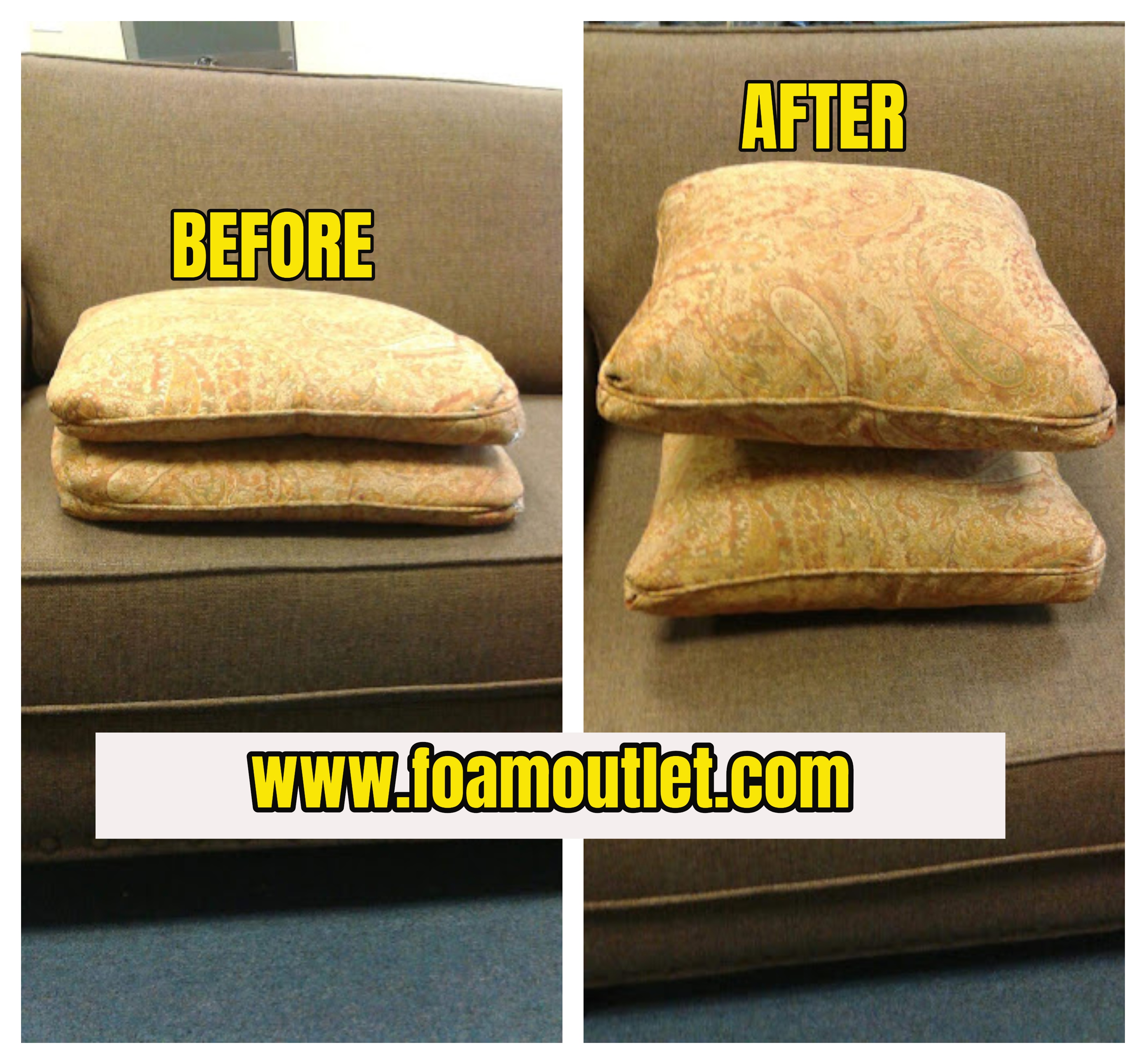 Pillows - Before & After