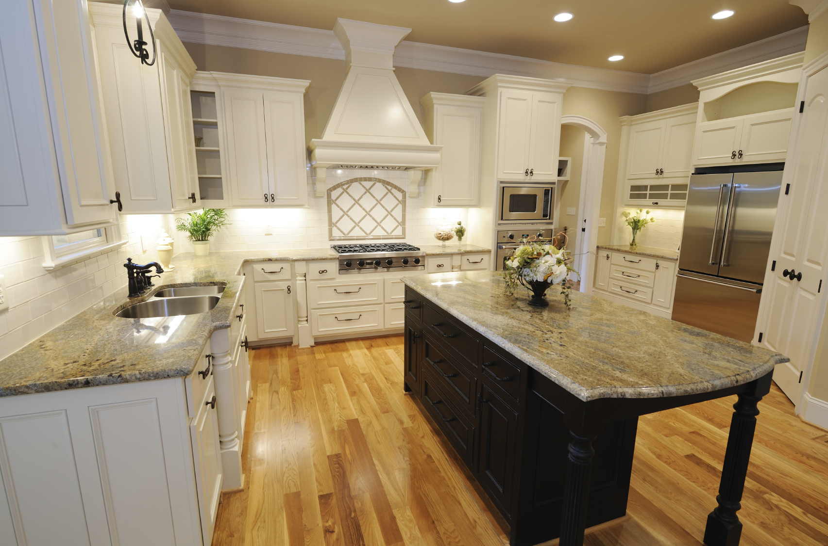 Custom Kitchen with Granite Countertops