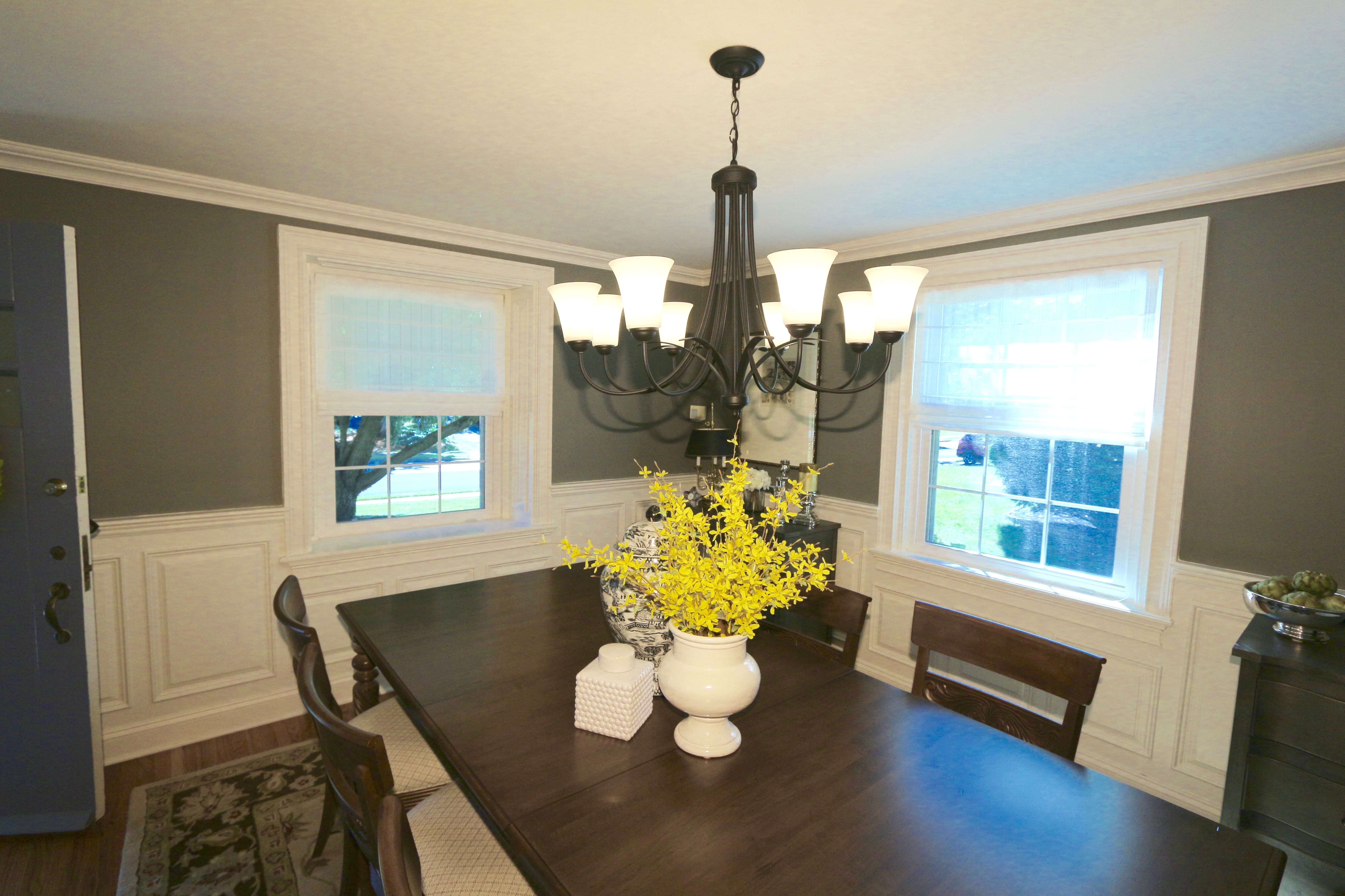 Living and Dining room Update in Sheer
