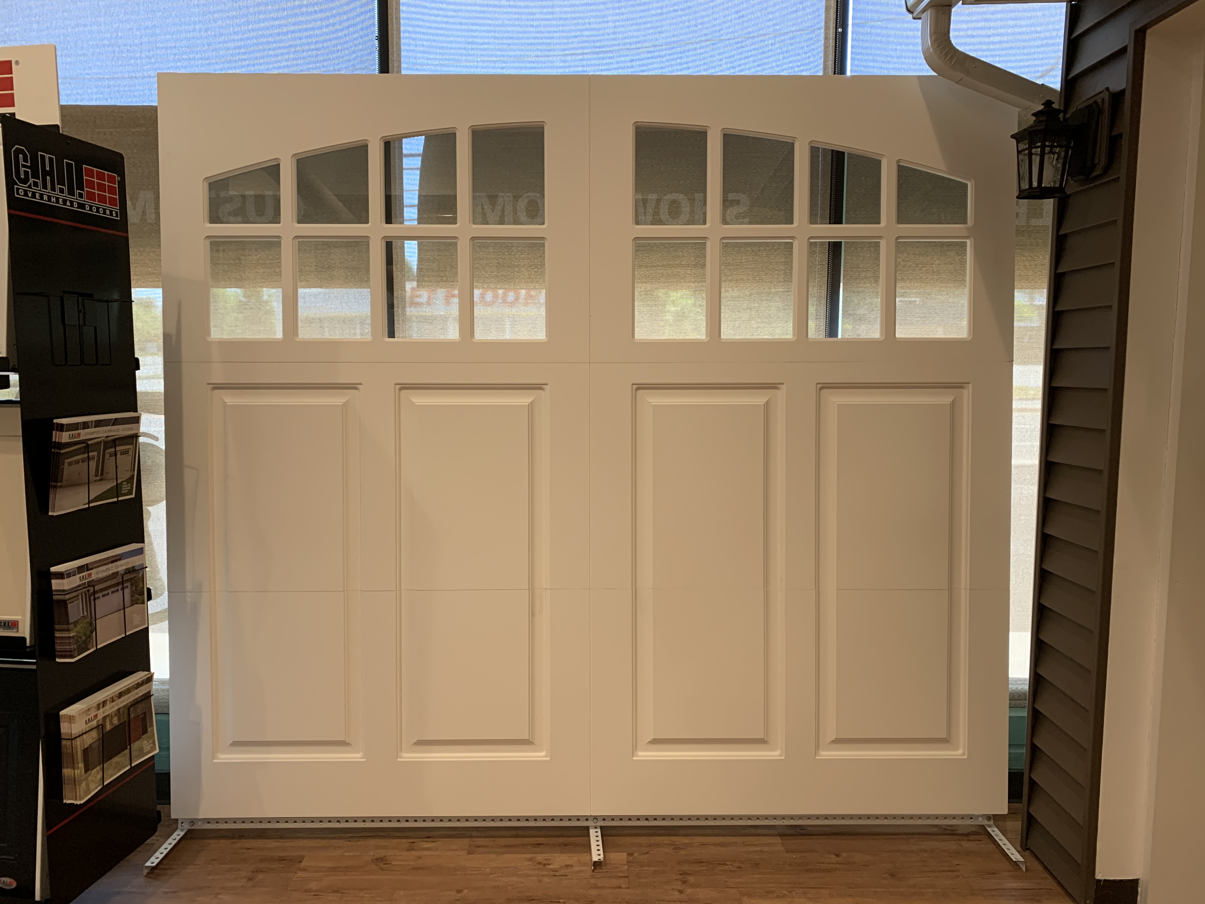 8x7 White Fimbel Door