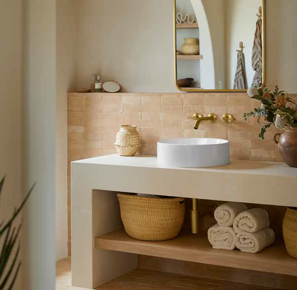 Brushed Brass Bathroom